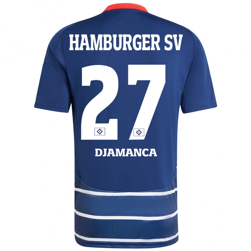 Niño Camiseta Ismaila Djamanca #27 Azul Oscuro 2ª Equipación 2024/25 La Camisa Perú