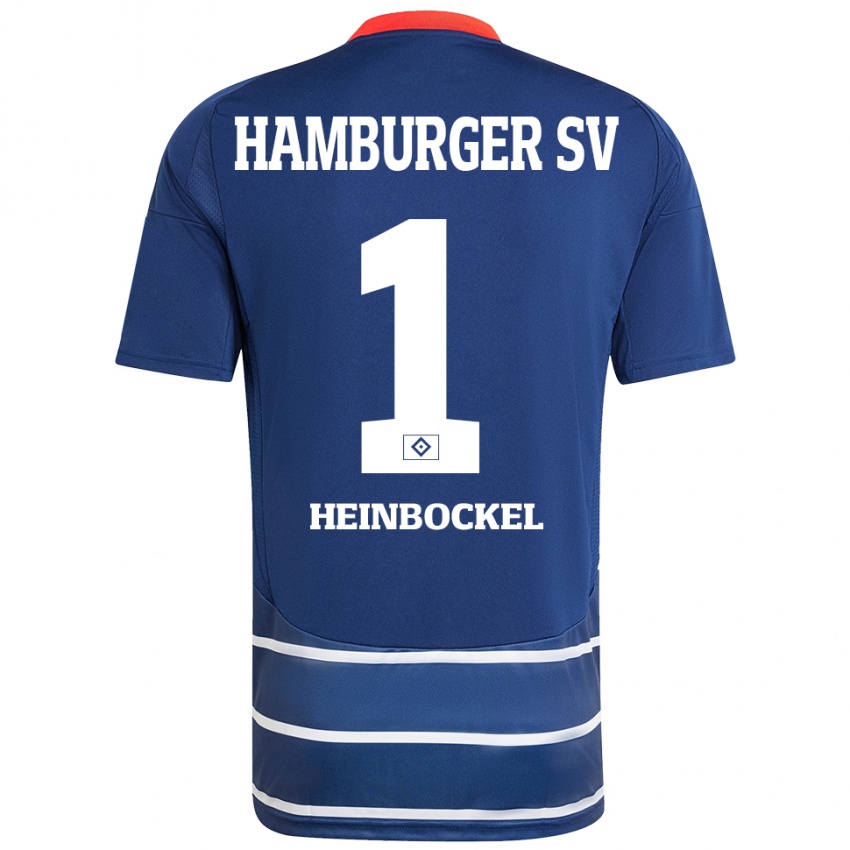 Niño Camiseta Simon Heinbockel #1 Azul Oscuro 2ª Equipación 2024/25 La Camisa Perú