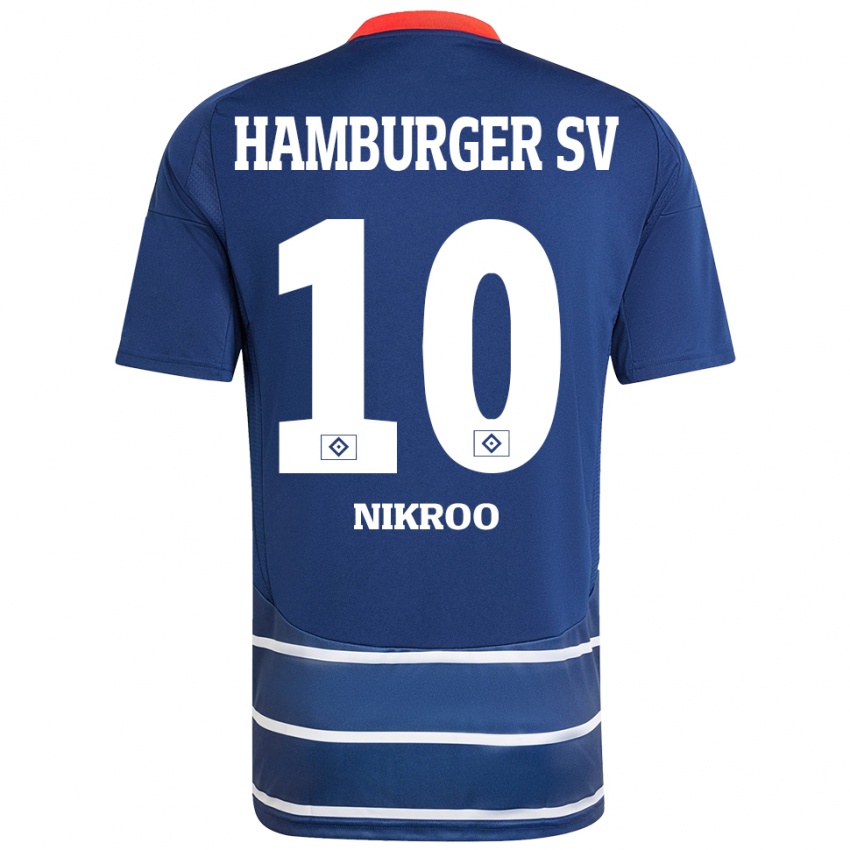 Niño Camiseta Sepehr Nikroo #10 Azul Oscuro 2ª Equipación 2024/25 La Camisa Perú