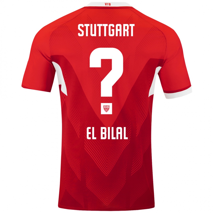 Niño Camiseta El Bilal Touré #0 Rojo Blanco 2ª Equipación 2024/25 La Camisa Perú