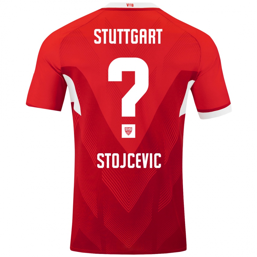 Niño Camiseta Martin Stojcevic #0 Rojo Blanco 2ª Equipación 2024/25 La Camisa Perú