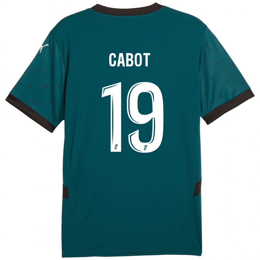 Niño Camiseta Jimmy Cabot #19 Verde Oscuro 2ª Equipación 2024/25 La Camisa Perú