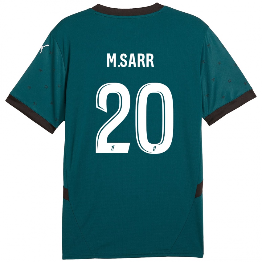 Niño Camiseta Malang Sarr #20 Verde Oscuro 2ª Equipación 2024/25 La Camisa Perú