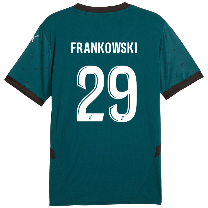 Niño Camiseta Przemyslaw Frankowski #29 Verde Oscuro 2ª Equipación 2024/25 La Camisa Perú