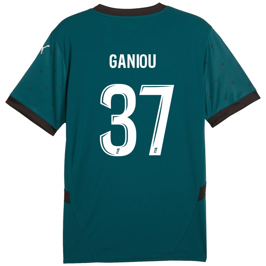 Niño Camiseta Ismaëlo Ganiou #37 Verde Oscuro 2ª Equipación 2024/25 La Camisa Perú