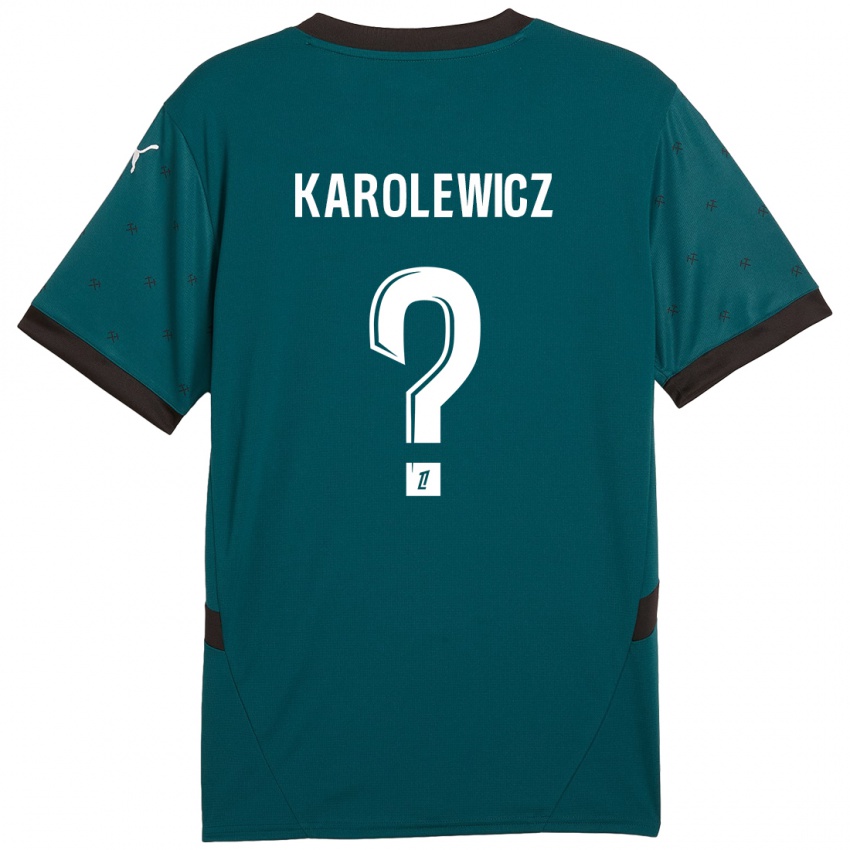 Niño Camiseta Roman Karolewicz #0 Verde Oscuro 2ª Equipación 2024/25 La Camisa Perú