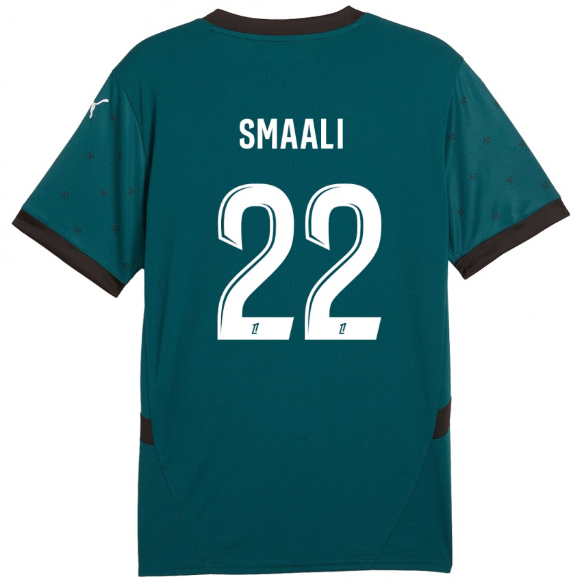 Niño Camiseta Emma Smaali #22 Verde Oscuro 2ª Equipación 2024/25 La Camisa Perú