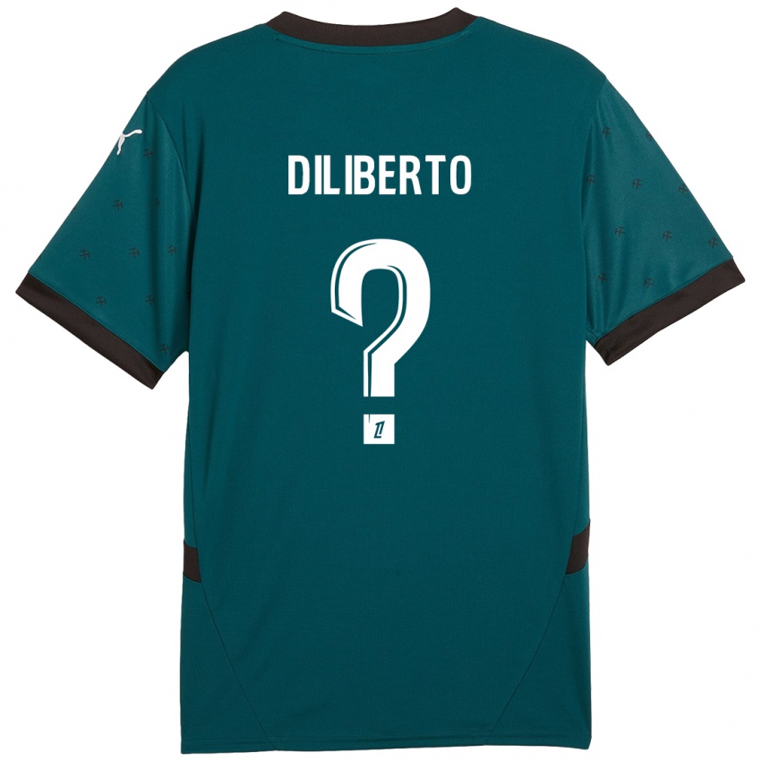 Niño Camiseta Noah Diliberto #0 Verde Oscuro 2ª Equipación 2024/25 La Camisa Perú