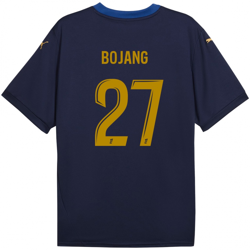 Niño Camiseta Adama Bojang #27 Azul Marino Dorado 2ª Equipación 2024/25 La Camisa Perú