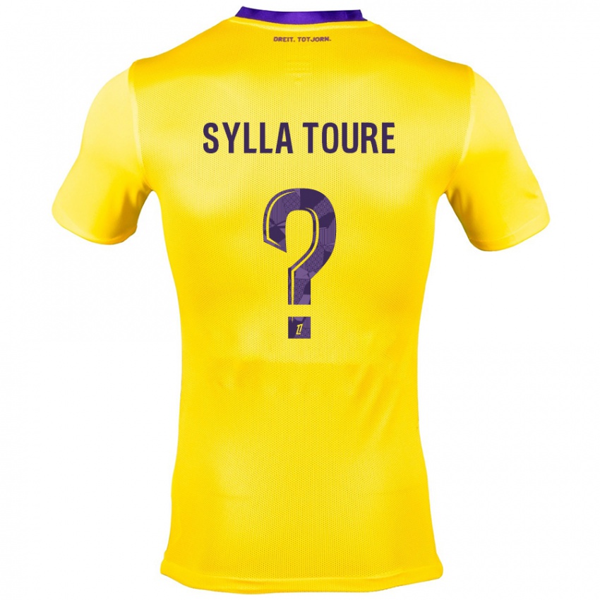 Niño Camiseta Ismael Sylla Touré #0 Amarillo Morado 2ª Equipación 2024/25 La Camisa Perú