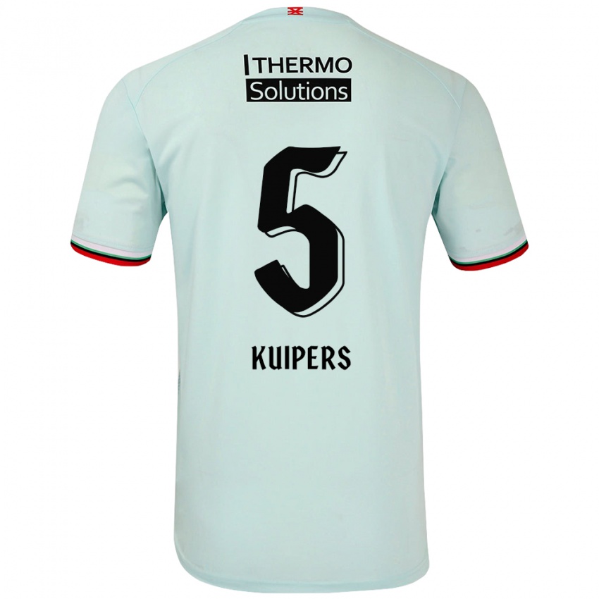 Niño Camiseta Bas Kuipers #5 Verde Claro 2ª Equipación 2024/25 La Camisa Perú