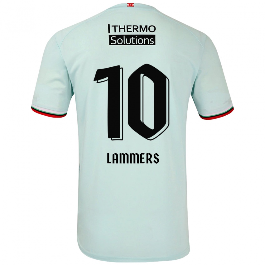 Niño Camiseta Sam Lammers #10 Verde Claro 2ª Equipación 2024/25 La Camisa Perú