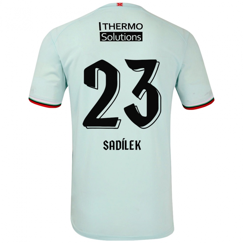 Niño Camiseta Michal Sadilek #23 Verde Claro 2ª Equipación 2024/25 La Camisa Perú