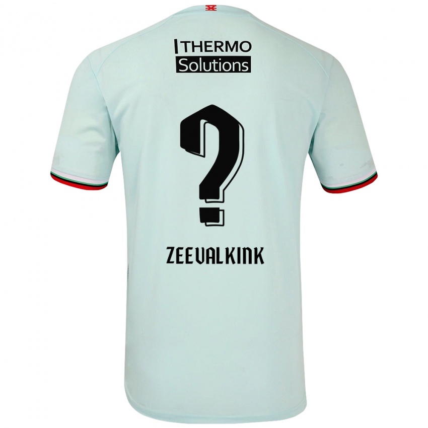 Niño Camiseta Leco Zeevalkink #0 Verde Claro 2ª Equipación 2024/25 La Camisa Perú