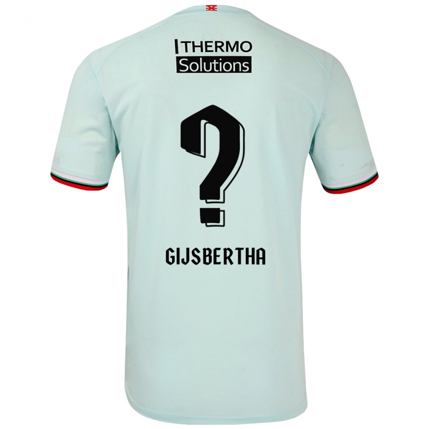 Niño Camiseta Tyrese Gijsbertha #0 Verde Claro 2ª Equipación 2024/25 La Camisa Perú