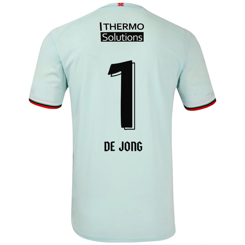 Niño Camiseta Daniëlle De Jong #1 Verde Claro 2ª Equipación 2024/25 La Camisa Perú