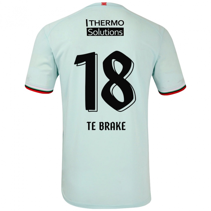 Niño Camiseta Sophie Te Brake #18 Verde Claro 2ª Equipación 2024/25 La Camisa Perú