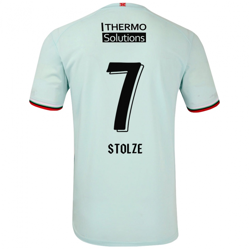 Niño Camiseta Anna-Lena Stolze #7 Verde Claro 2ª Equipación 2024/25 La Camisa Perú