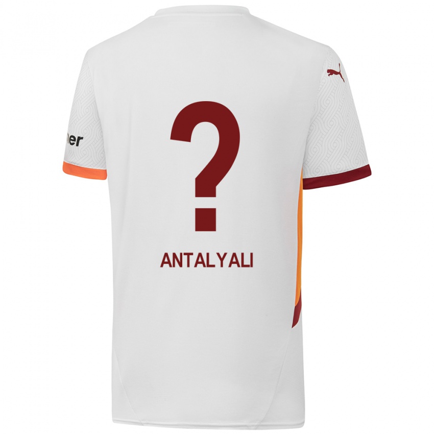 Niño Camiseta Taylan Antalyalı #0 Blanco Amarillo Rojo 2ª Equipación 2024/25 La Camisa Perú