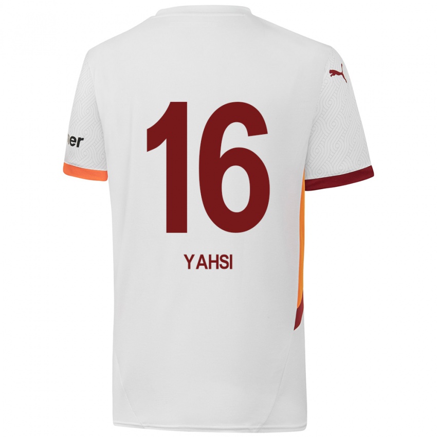 Niño Camiseta Ismail Yahsi #16 Blanco Amarillo Rojo 2ª Equipación 2024/25 La Camisa Perú