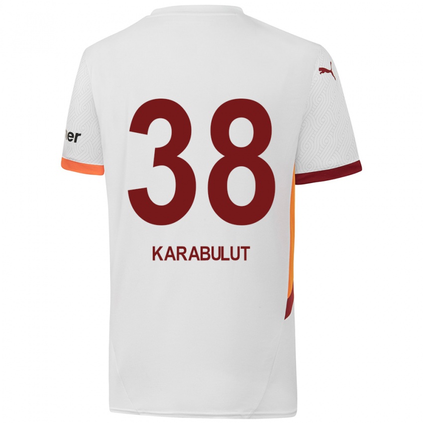 Niño Camiseta Arzu Karabulut #38 Blanco Amarillo Rojo 2ª Equipación 2024/25 La Camisa Perú