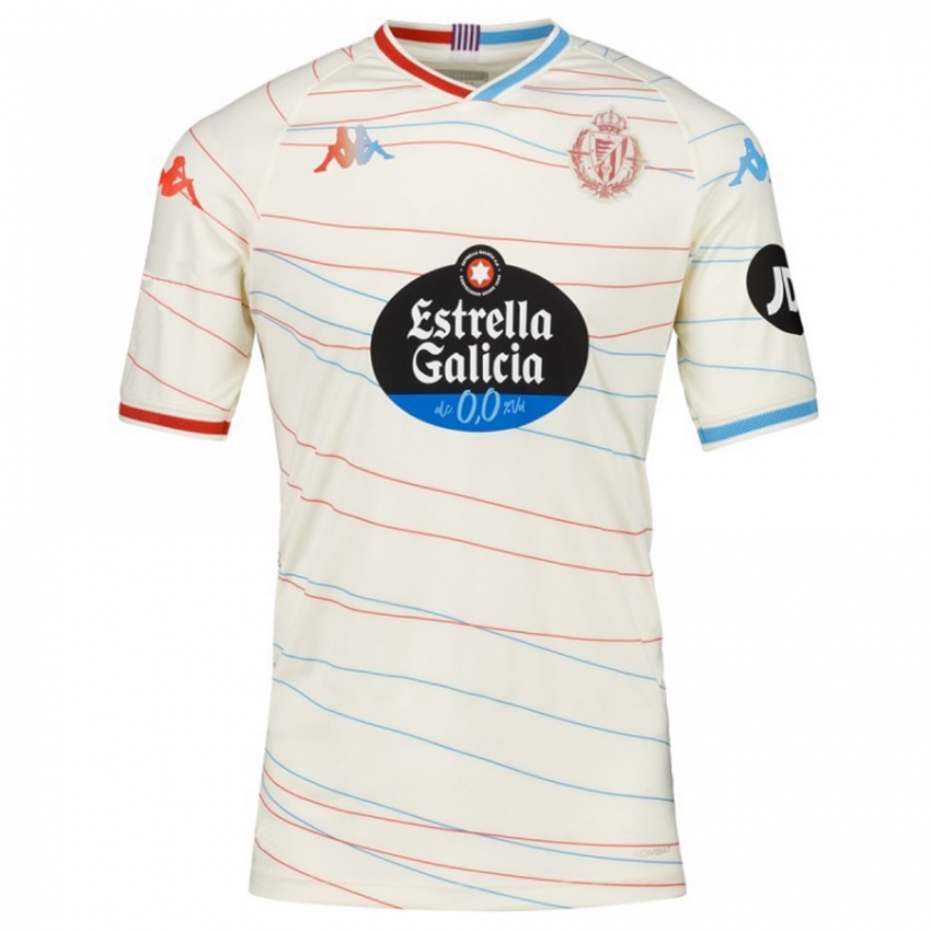 Niño Camiseta Pablo López #0 Blanco Rojo Azul 2ª Equipación 2024/25 La Camisa Perú