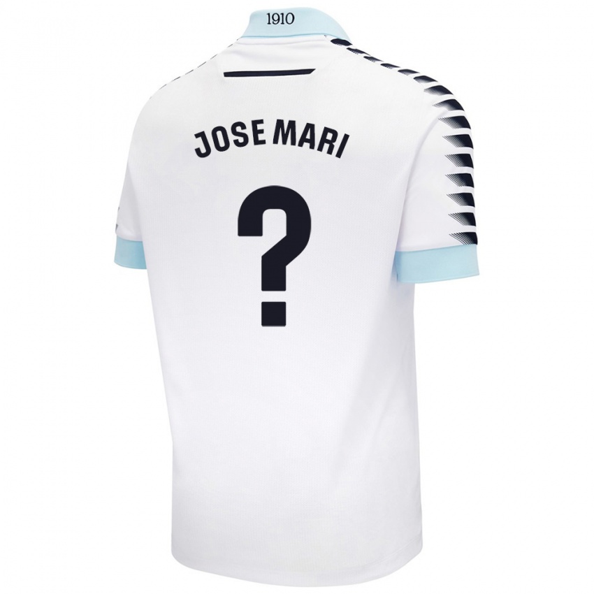 Niño Camiseta José Mari #0 Blanco Azul 2ª Equipación 2024/25 La Camisa Perú