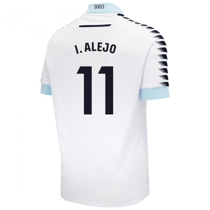 Niño Camiseta Iván Alejo #11 Blanco Azul 2ª Equipación 2024/25 La Camisa Perú