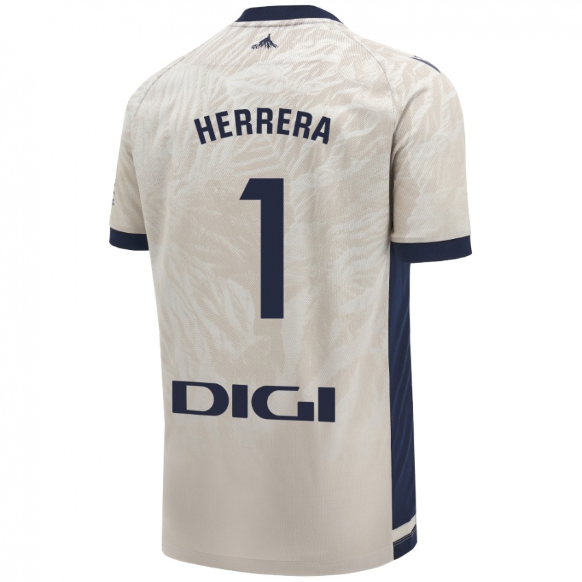 Niño Camiseta Sergio Herrera #1 Gris Claro 2ª Equipación 2024/25 La Camisa Perú