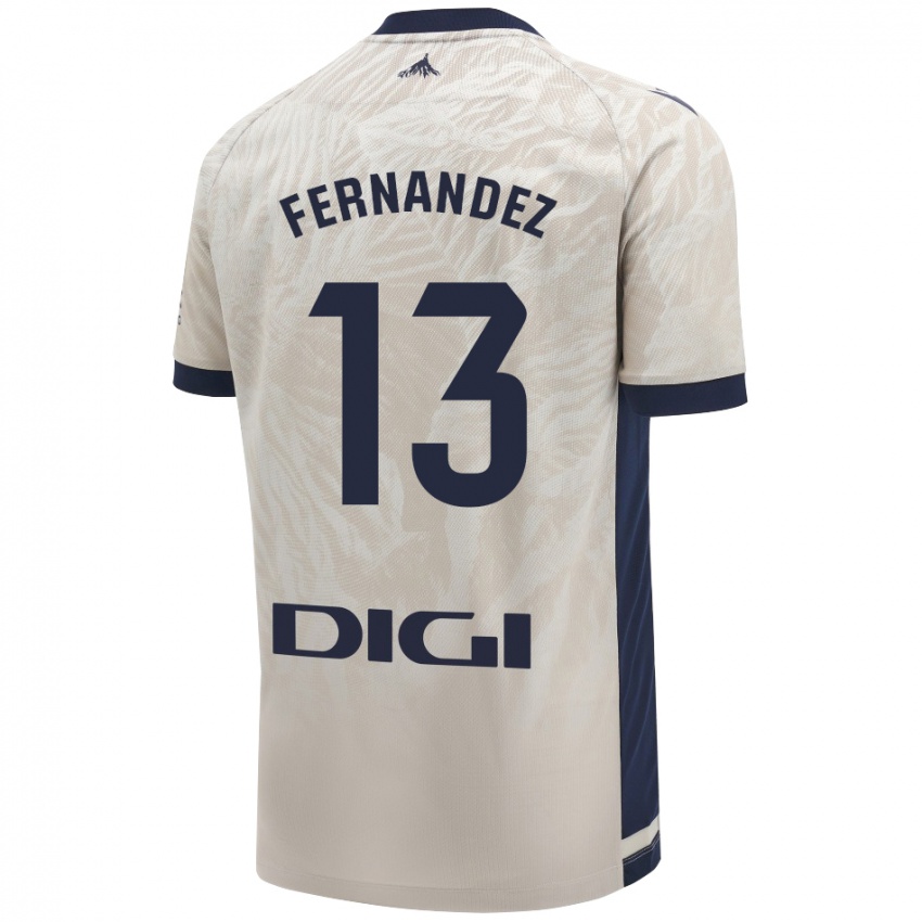 Niño Camiseta Aitor Fernández #13 Gris Claro 2ª Equipación 2024/25 La Camisa Perú