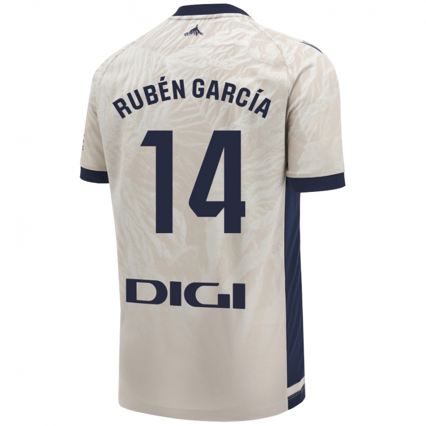 Niño Camiseta Rubén García #14 Gris Claro 2ª Equipación 2024/25 La Camisa Perú