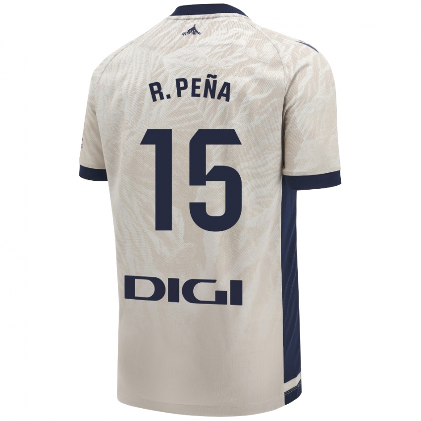 Niño Camiseta Rubén Peña #15 Gris Claro 2ª Equipación 2024/25 La Camisa Perú