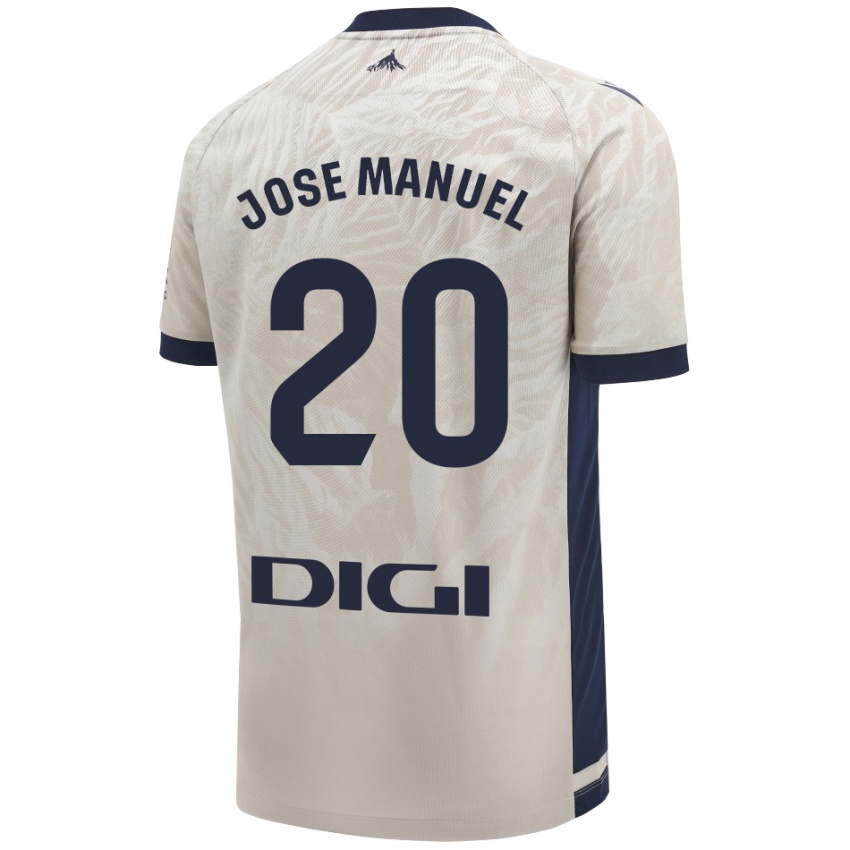 Niño Camiseta José Manuel Arnáiz #20 Gris Claro 2ª Equipación 2024/25 La Camisa Perú