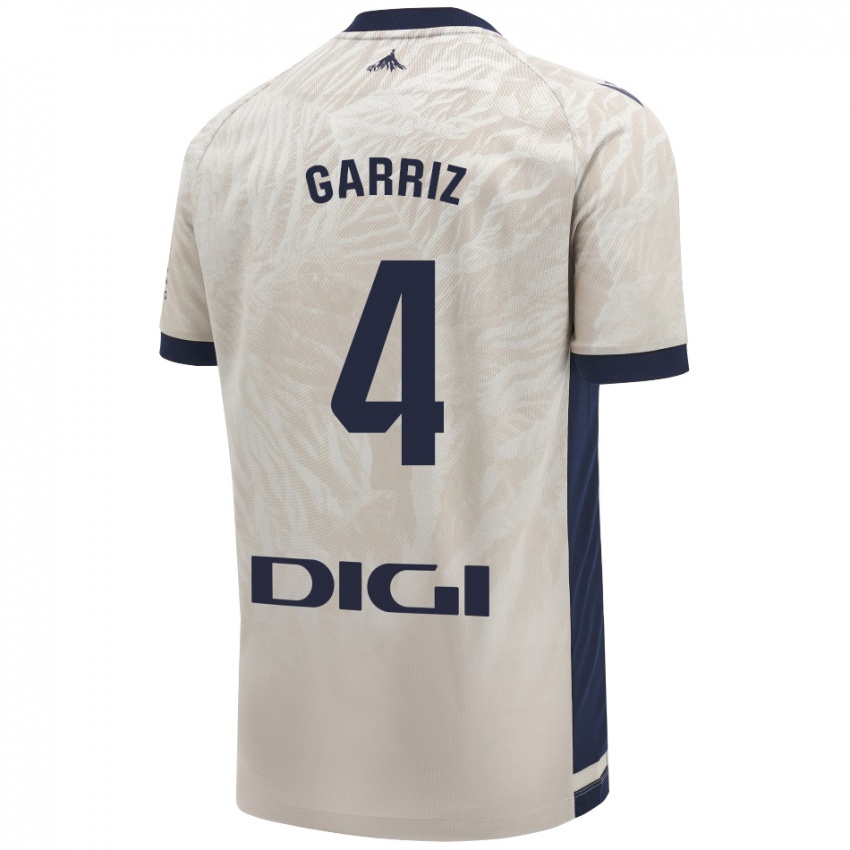 Niño Camiseta Ibaider Garriz #4 Gris Claro 2ª Equipación 2024/25 La Camisa Perú