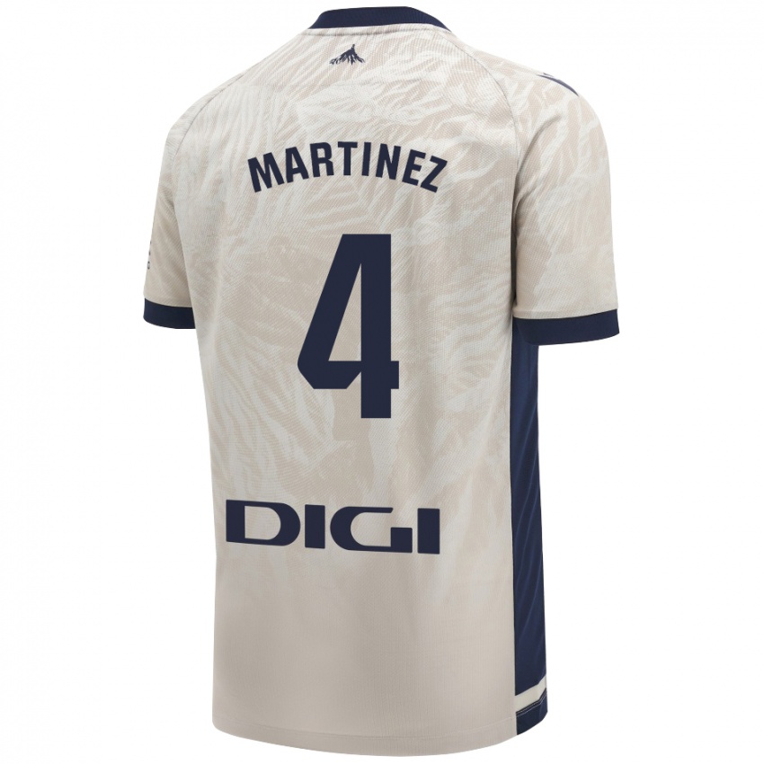 Niño Camiseta Vera Martínez Viota #4 Gris Claro 2ª Equipación 2024/25 La Camisa Perú