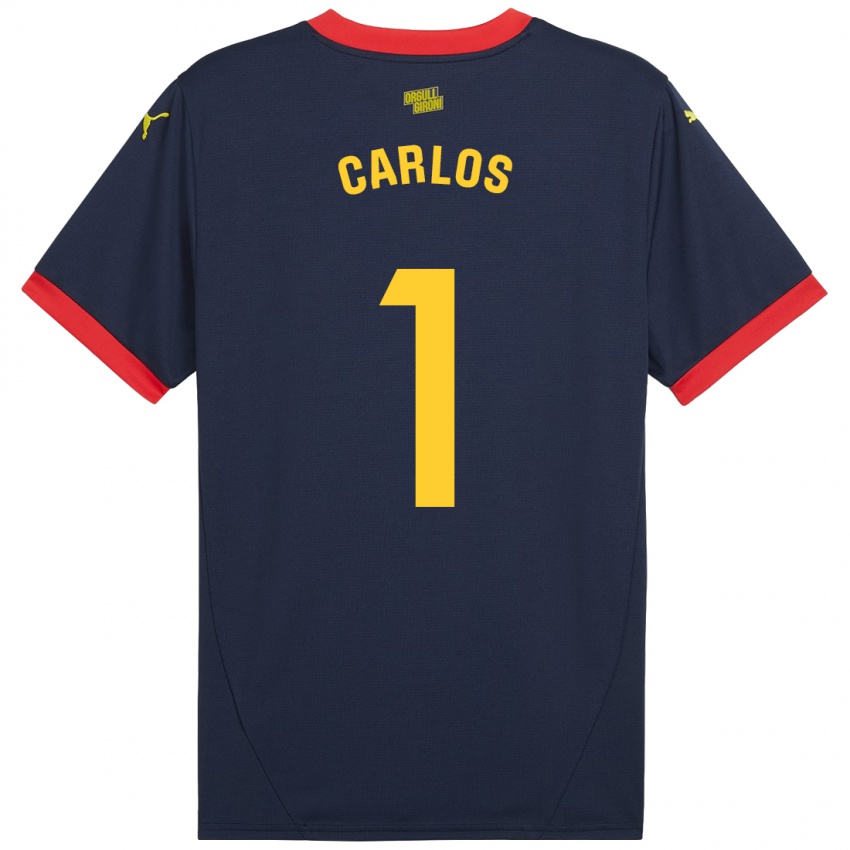 Niño Camiseta Juan Carlos #1 Azul Marino Rojo 2ª Equipación 2024/25 La Camisa Perú