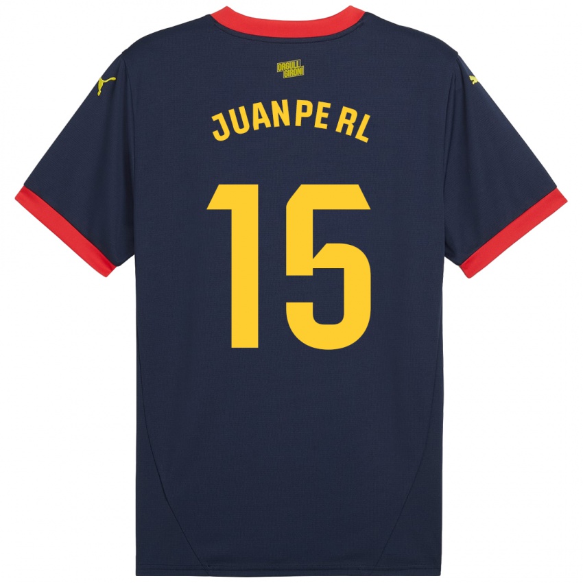 Niño Camiseta Juanpe #15 Azul Marino Rojo 2ª Equipación 2024/25 La Camisa Perú