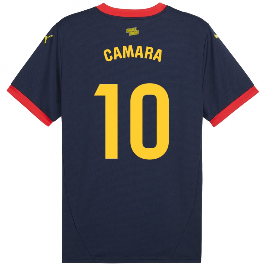 Niño Camiseta Dawda Camara #10 Azul Marino Rojo 2ª Equipación 2024/25 La Camisa Perú