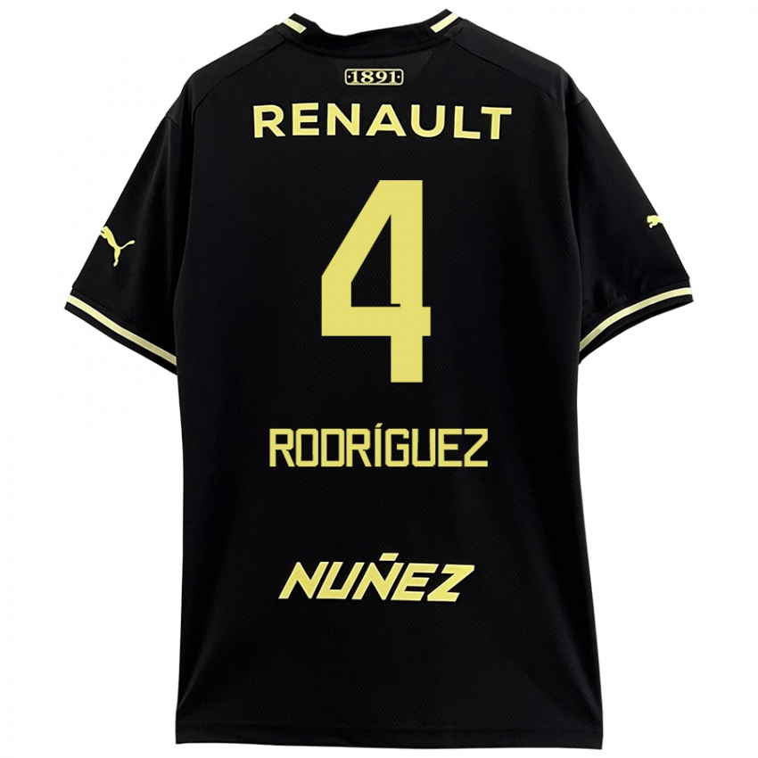 Niño Camiseta Guzmán Rodríguez #4 Negro Amarillo 2ª Equipación 2024/25 La Camisa Perú