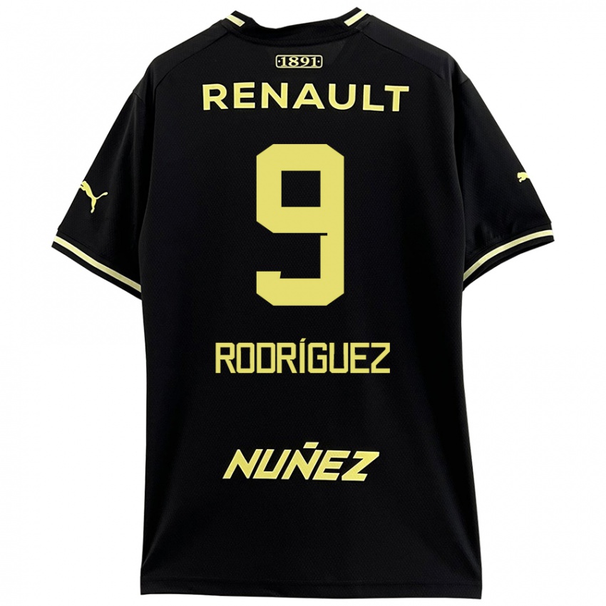 Niño Camiseta Agustín Rodríguez #9 Negro Amarillo 2ª Equipación 2024/25 La Camisa Perú