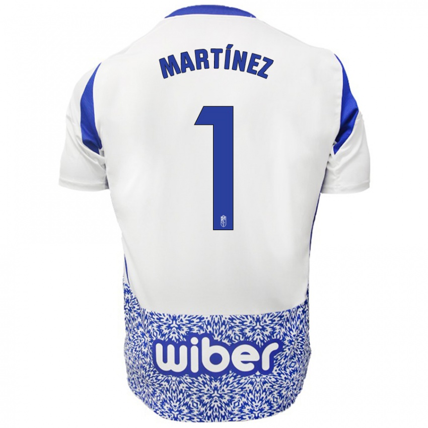 Niño Camiseta Marc Martínez #1 Blanco Azul 2ª Equipación 2024/25 La Camisa Perú