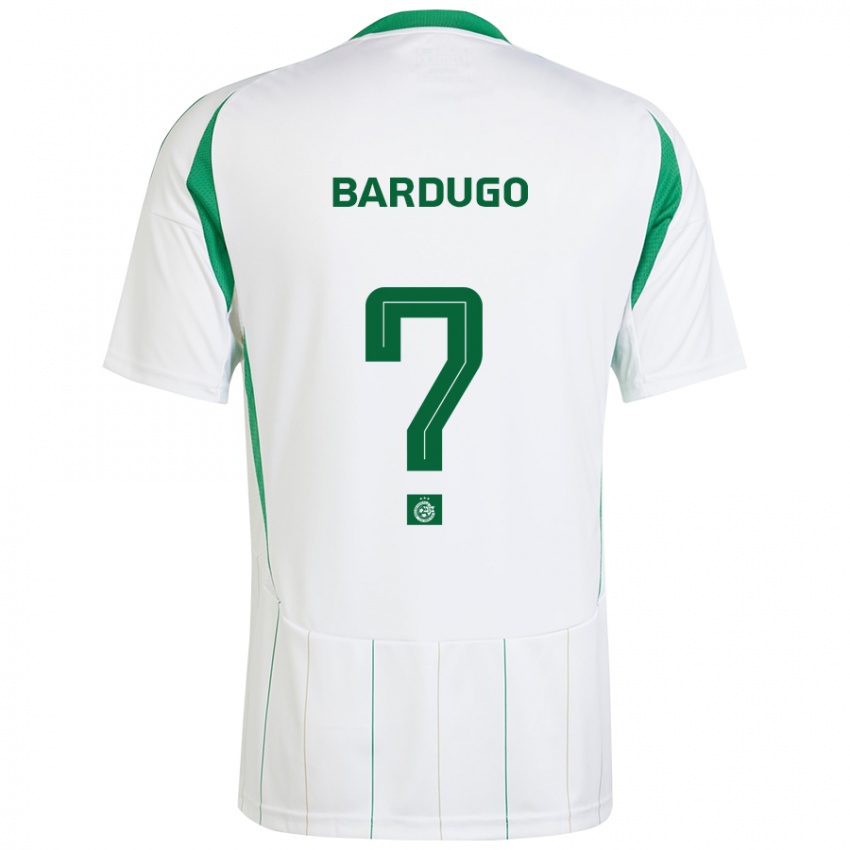 Niño Camiseta Ariel Bardugo #0 Blanco Verde 2ª Equipación 2024/25 La Camisa Perú