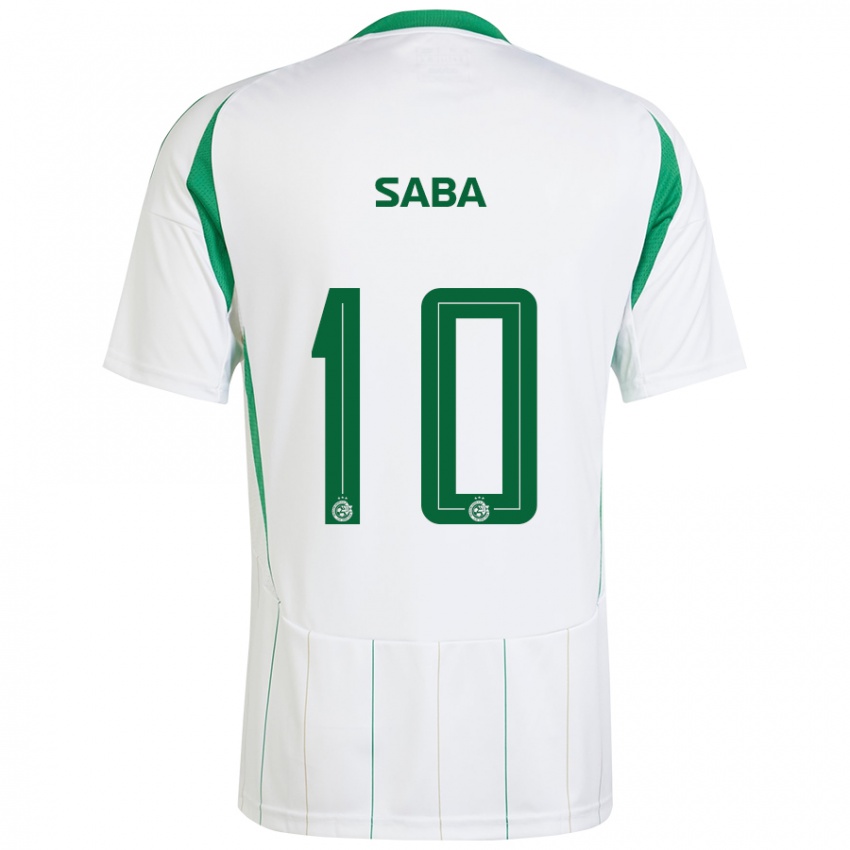 Niño Camiseta Dia Saba #10 Blanco Verde 2ª Equipación 2024/25 La Camisa Perú