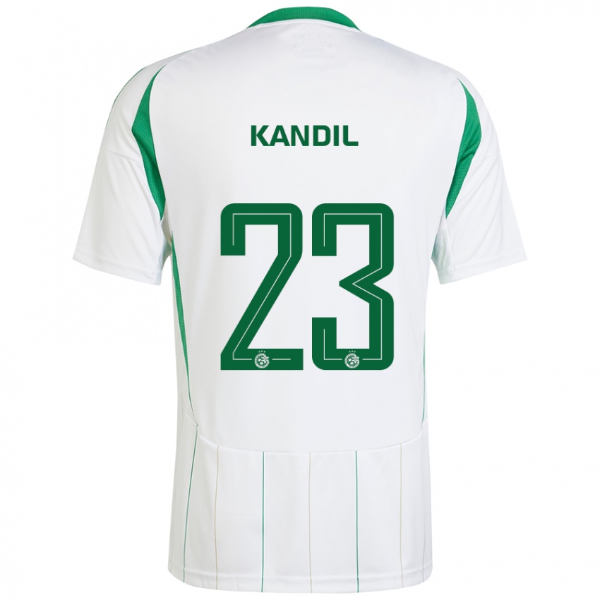 Niño Camiseta Maor Kandil #23 Blanco Verde 2ª Equipación 2024/25 La Camisa Perú