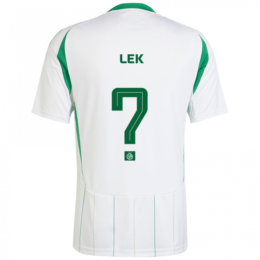 Niño Camiseta Einan Lek #0 Blanco Verde 2ª Equipación 2024/25 La Camisa Perú