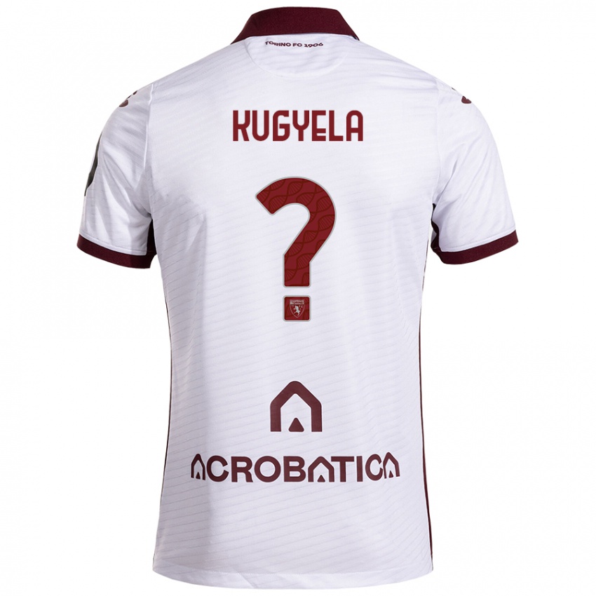 Niño Camiseta Zalán Kugyela #0 Blanco Granate 2ª Equipación 2024/25 La Camisa Perú