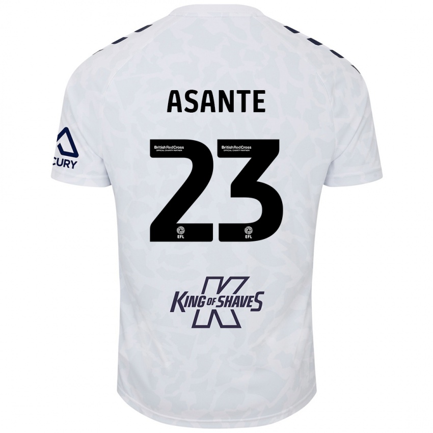 Niño Camiseta Brandon Thomas-Asante #23 Blanco 2ª Equipación 2024/25 La Camisa Perú