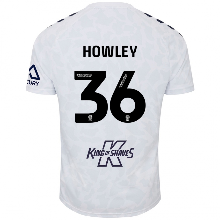 Niño Camiseta Ryan Howley #36 Blanco 2ª Equipación 2024/25 La Camisa Perú