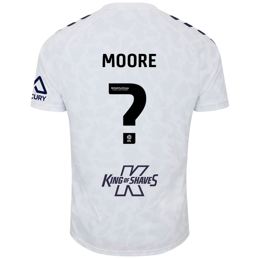 Niño Camiseta Isaac Moore #0 Blanco 2ª Equipación 2024/25 La Camisa Perú