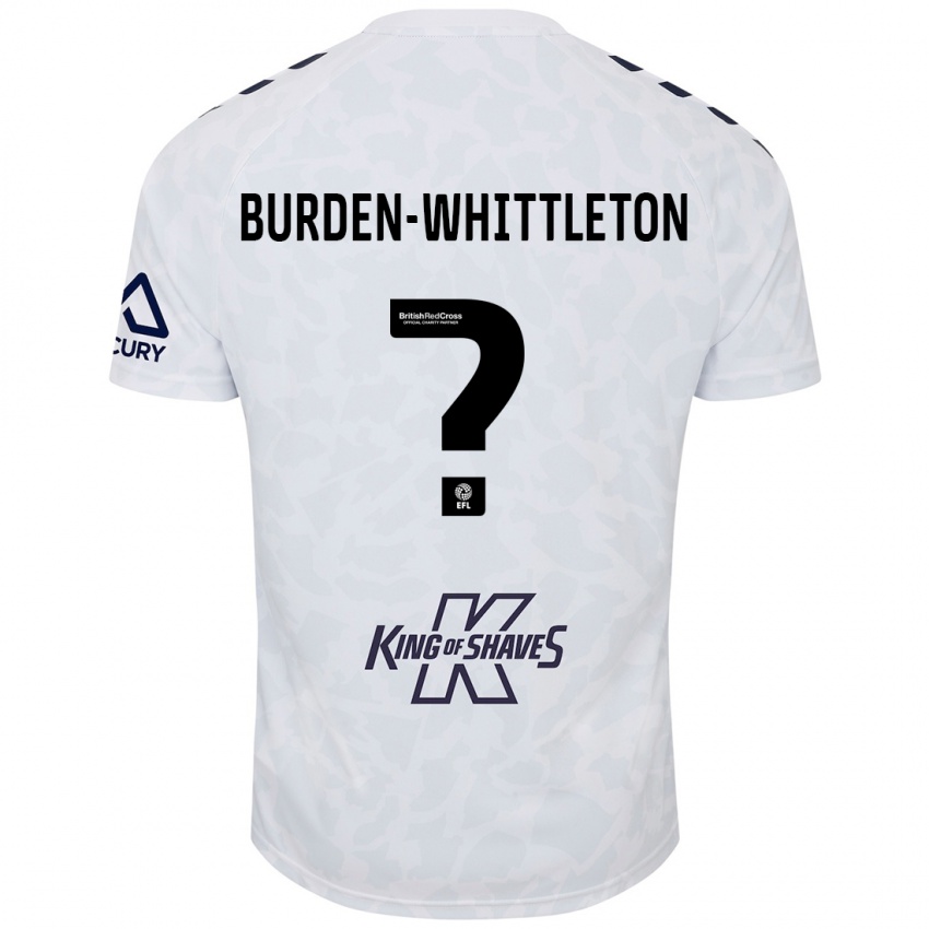 Niño Camiseta Charlie Burden-Whittleton #0 Blanco 2ª Equipación 2024/25 La Camisa Perú